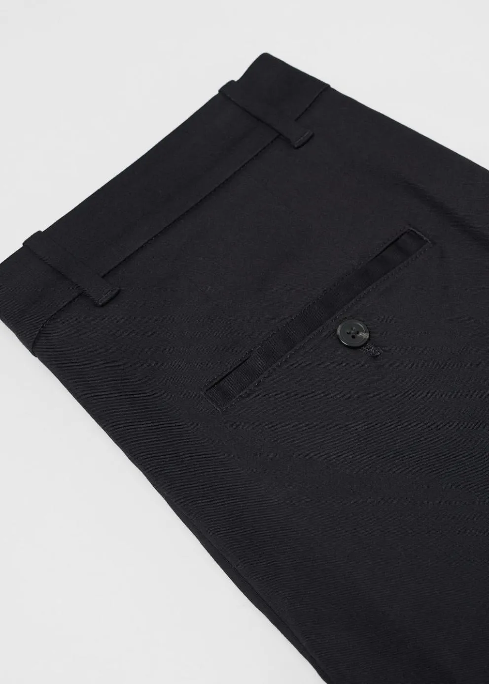 Pantalons | Homme MANGO Pantalon Skinny Chino Coton Bleu Nuit