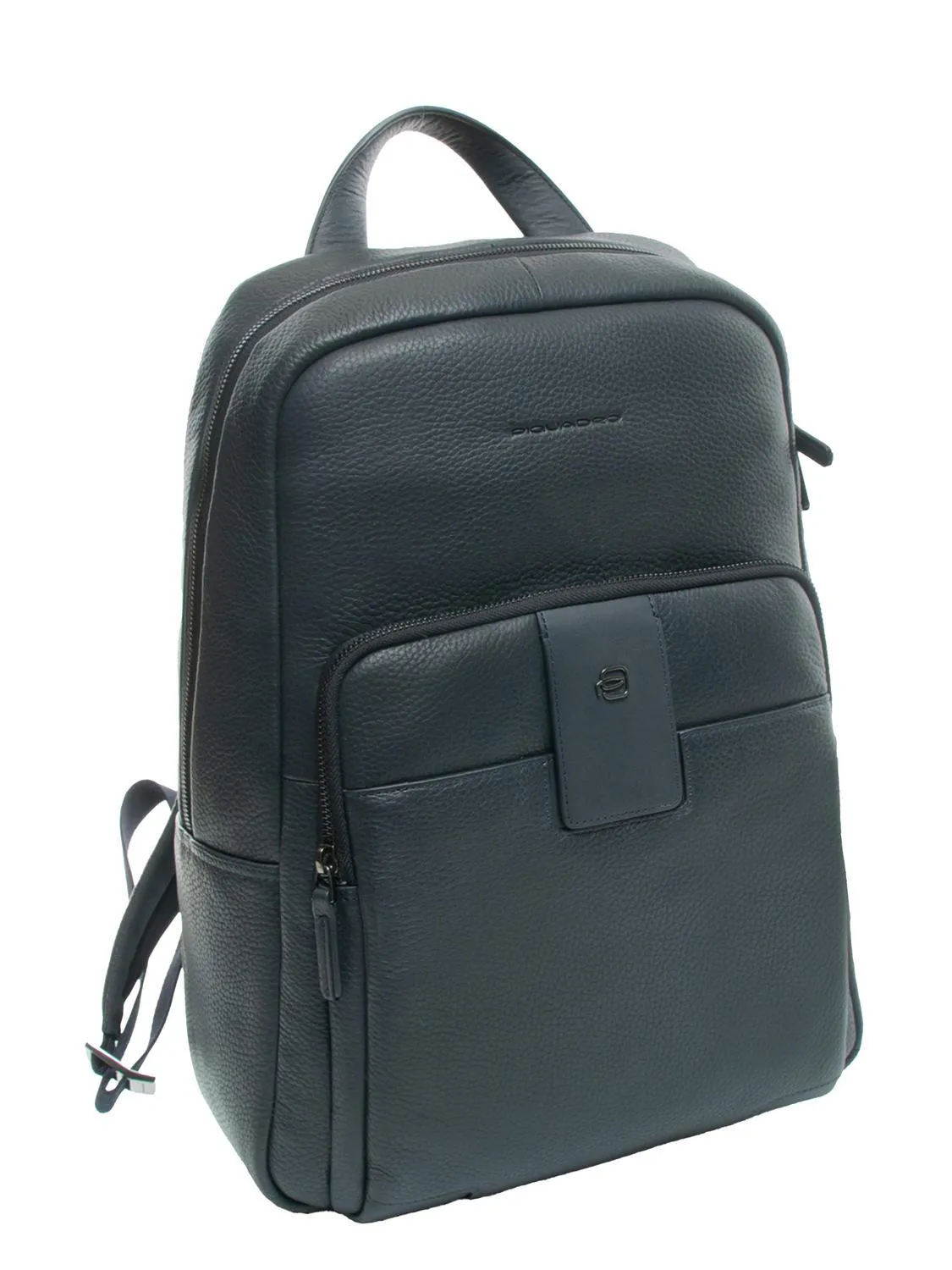 Piquadro Ili Sac À Dos Pour Ordinateur Portable 14'' En Cuir Bleu - Achetez À Prix Outlet!