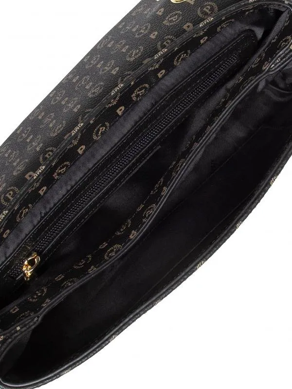 Pollini Heritage Sac À Bandoulière Moyen Noir - Achetez À Prix Outlet!