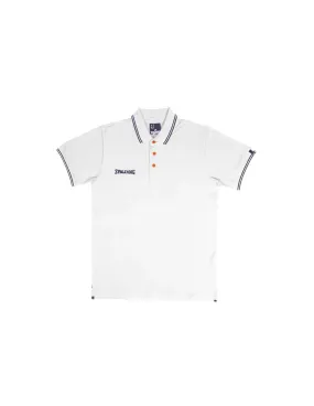 Polo Basket-ball Spalding Homme de Essential White/Navy