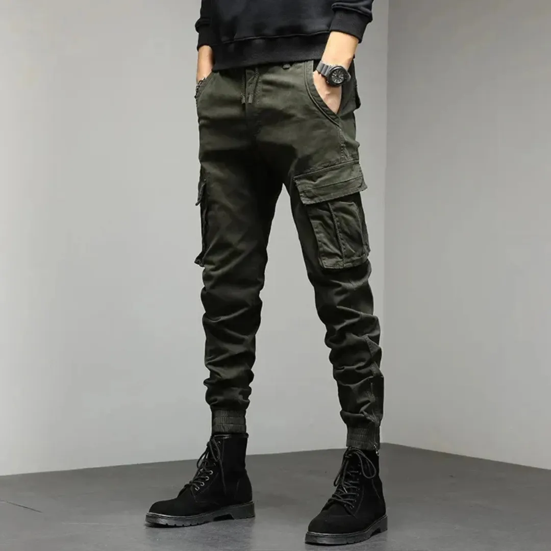 Ragierizo | Pantalon Cargo Extensible Pour Hommes | Coupe Ajustée