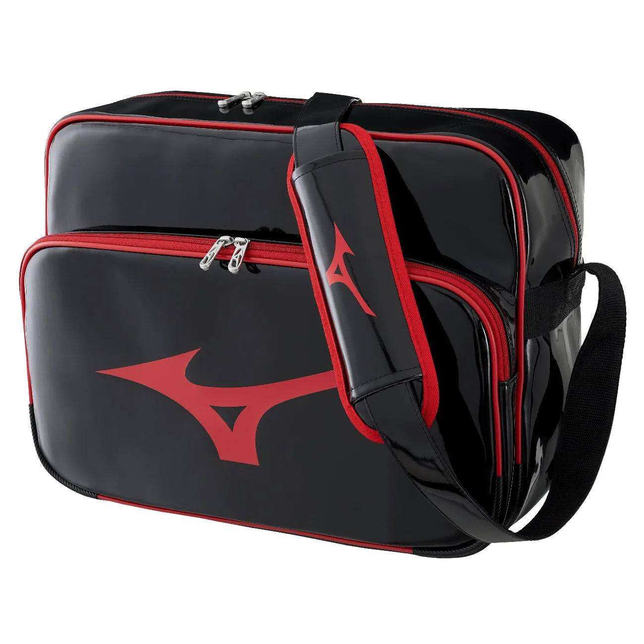 Sac de Sport Mizuno RB Enamel Bag Noir Rouge