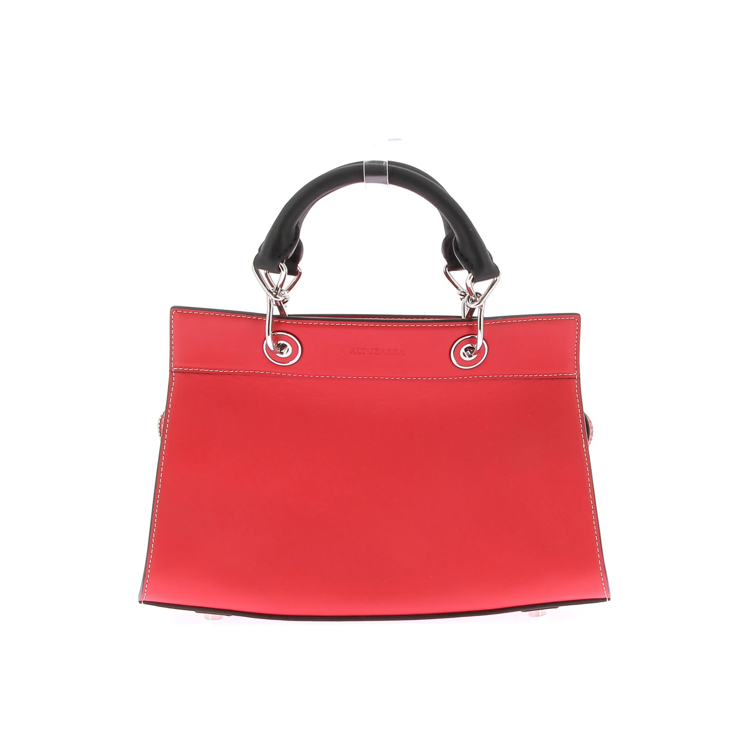 Sac en cuir rouge