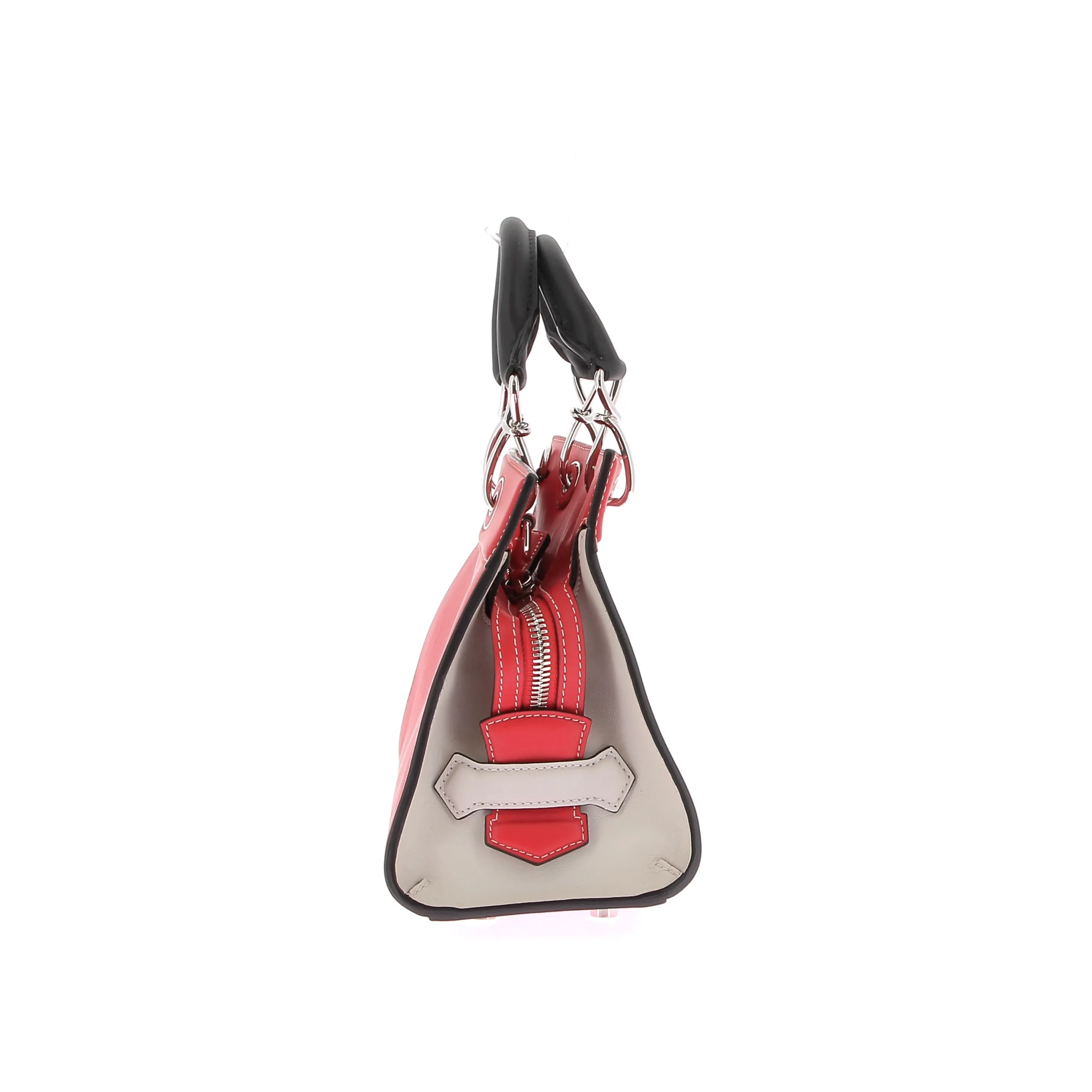 Sac en cuir rouge