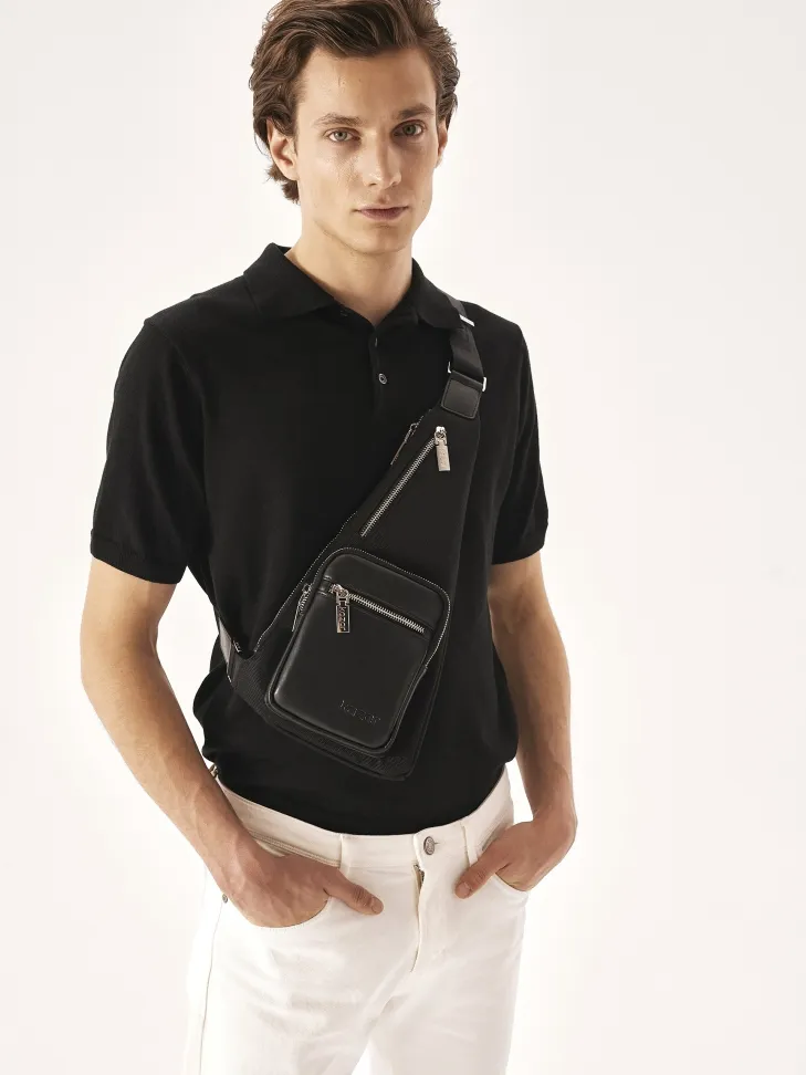 Sac noir pour homme