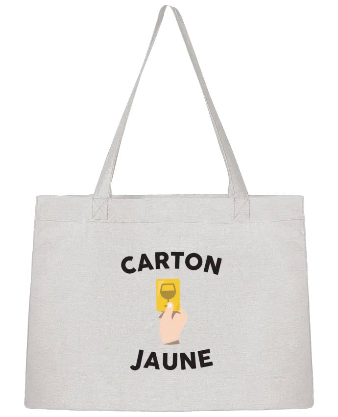 Sac Shopping Apéro, carton jaune par tunetoo