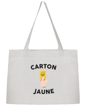 Sac Shopping Apéro, carton jaune par tunetoo