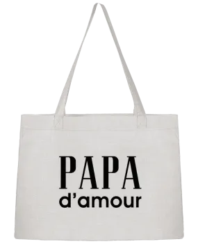 Sac Shopping Papa d'amour par tunetoo