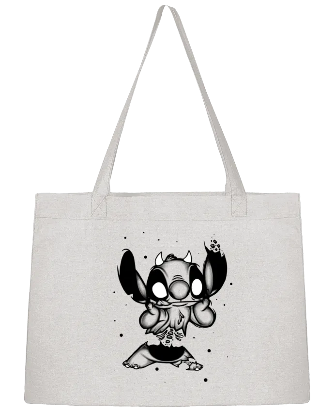 Sac Shopping STITCH DESIGN par shadow.ink.black