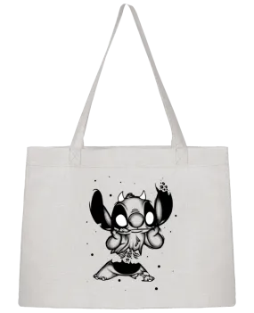 Sac Shopping STITCH DESIGN par shadow.ink.black