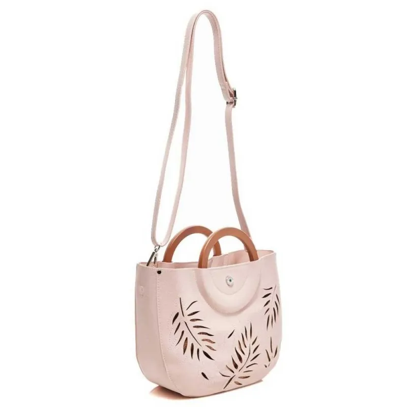 Sac à main LES TROPEZIENNES "Phuket" rose | Planetebag.com