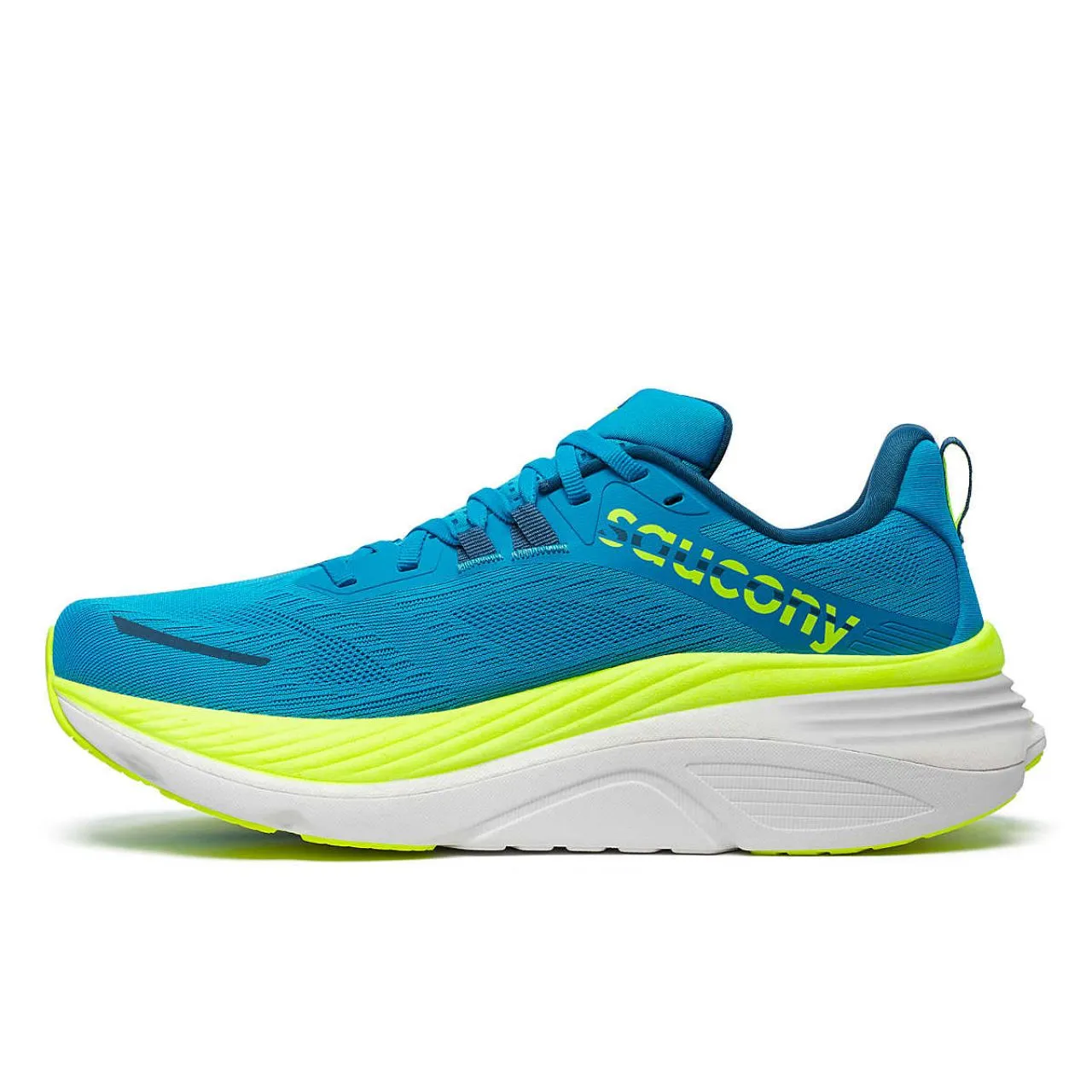 SAUCONY HURRICANE 24 VIZIBLUE ET CITRON Chaussures running saucony