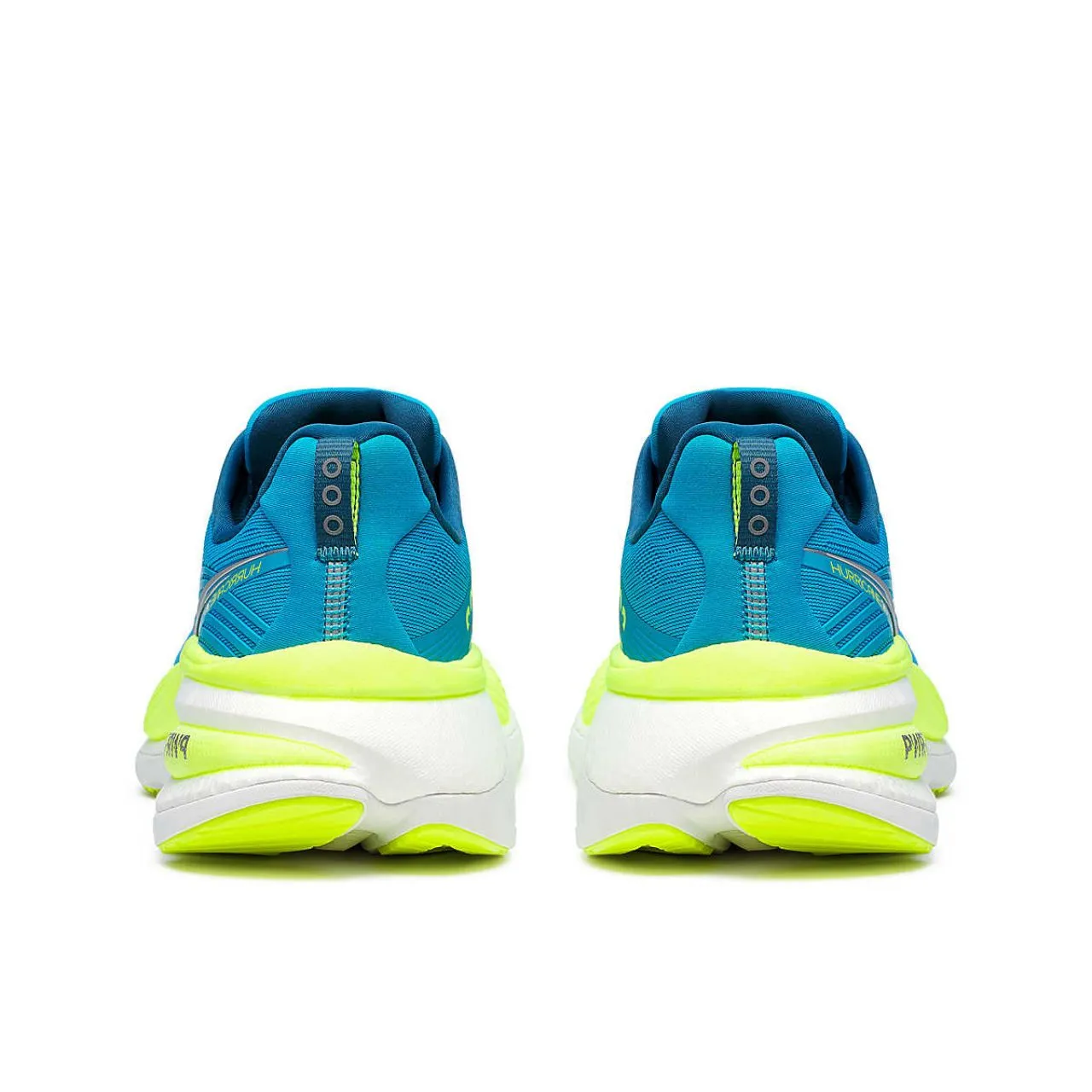 SAUCONY HURRICANE 24 VIZIBLUE ET CITRON Chaussures running saucony