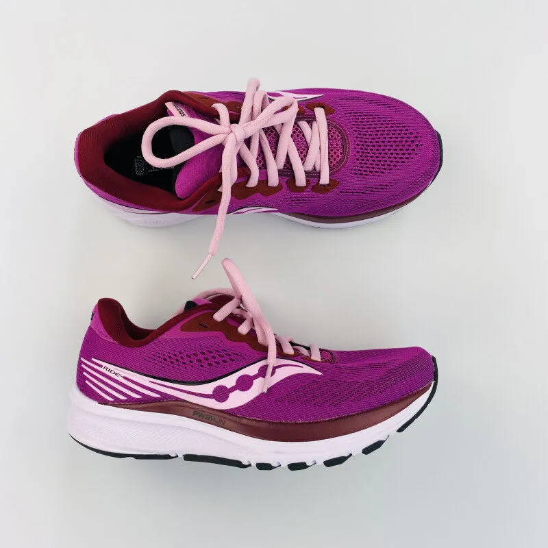 Saucony Ride 14 - Seconde main Chaussures running femme - Violet - 36 | Hardloop