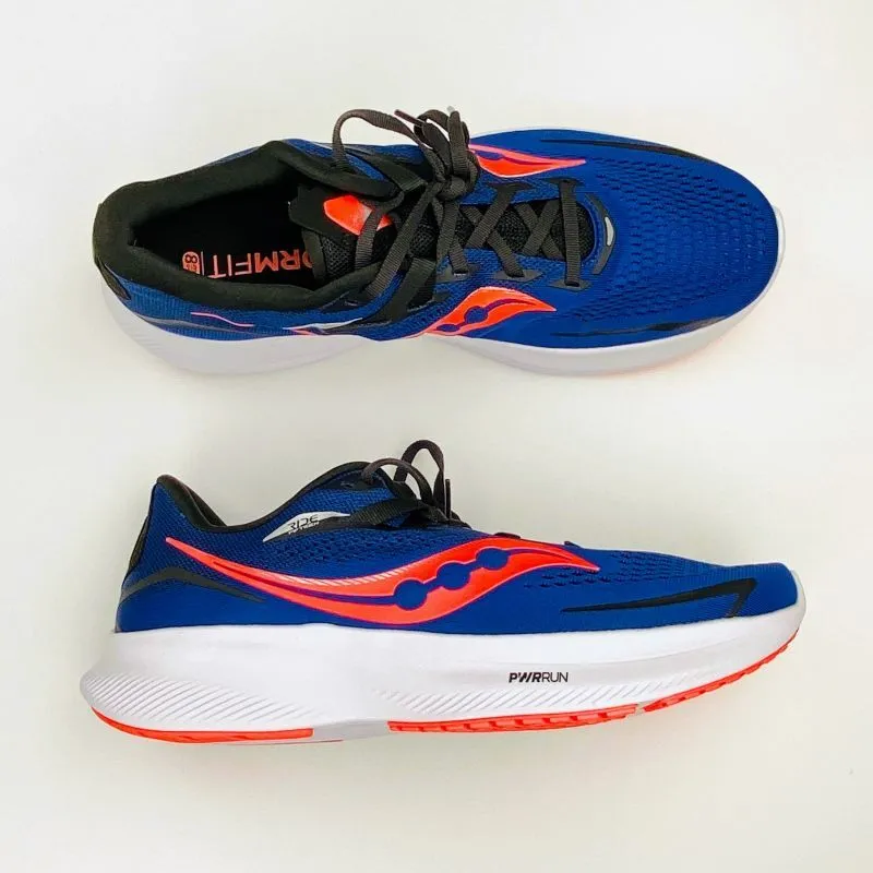 Saucony Ride 15 - Seconde main Chaussures running homme - Bleu - 46.5 | Hardloop