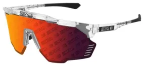 Scicon Sports Aeroshade Kunken Monogram Lunettes De Soleil De Performance Sportive (Scnpp Red Multimirror Monogramme/Briller)