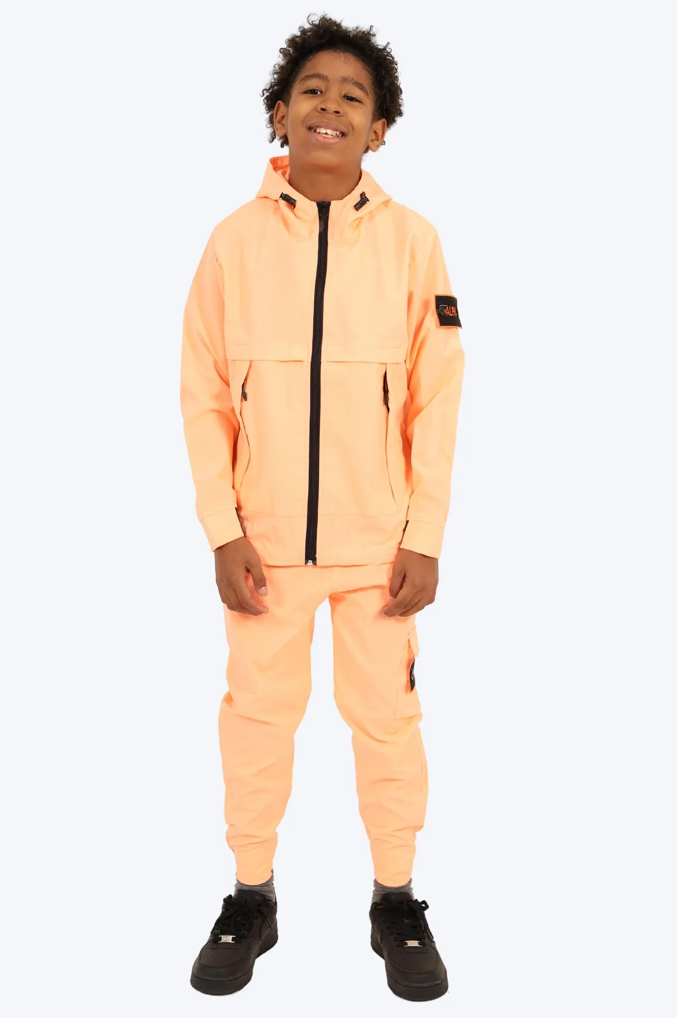 SURVTEMENT ALPHA ENFANT VESTE ET PANTALON - ORANGE