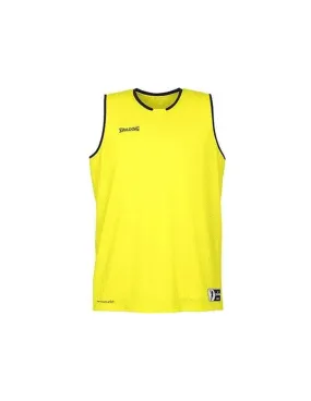 T-shirt Basket-ball Spalding Homme de Move Yellow/Black Lime