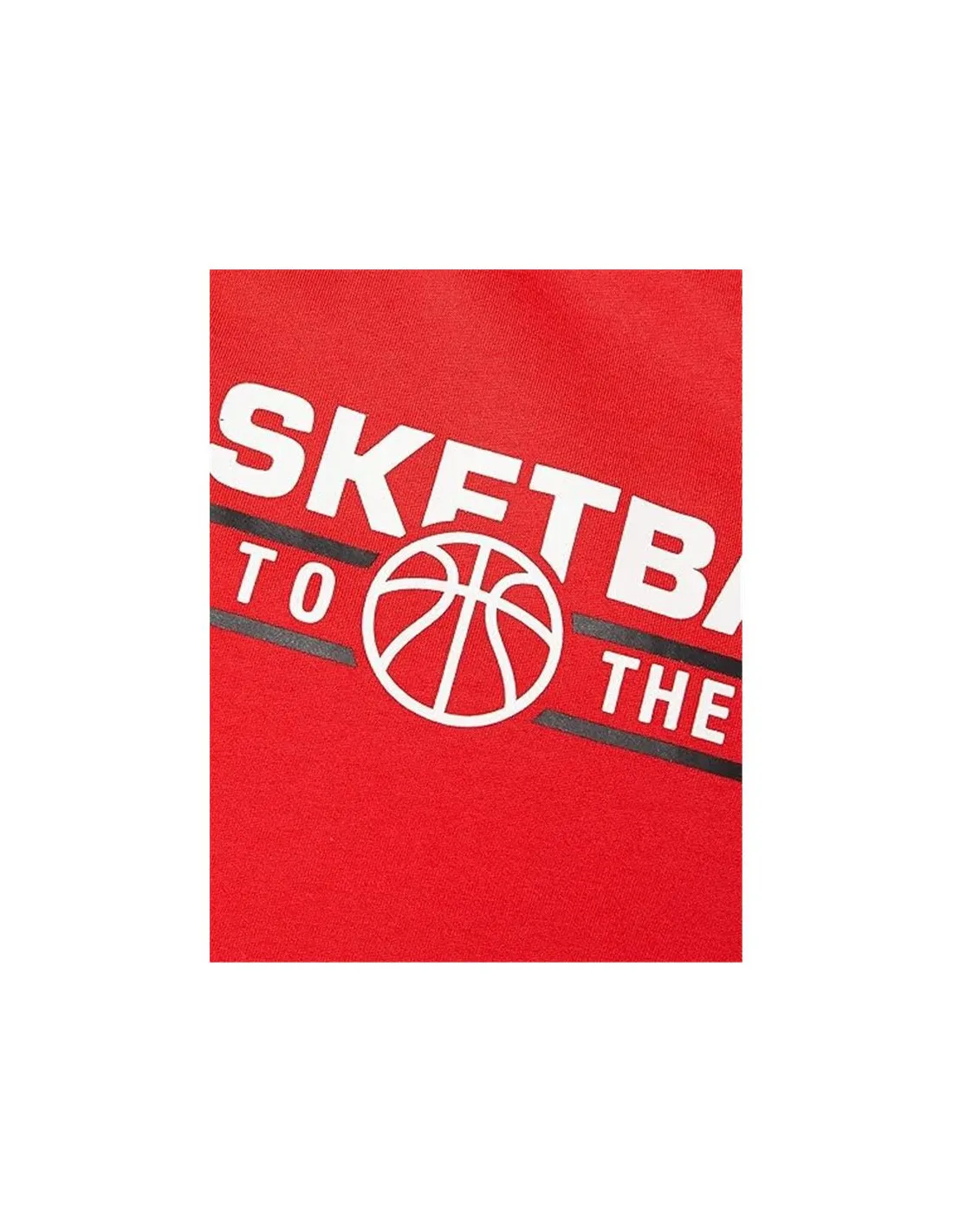 T-shirt Basket-ball Spalding Homme de Team Red/Black