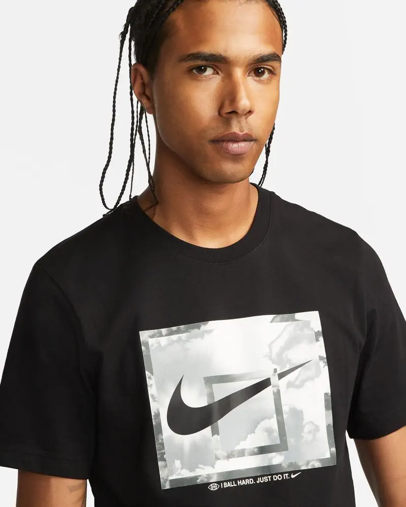 T-shirt de basket Nike JDI Noir pour homme