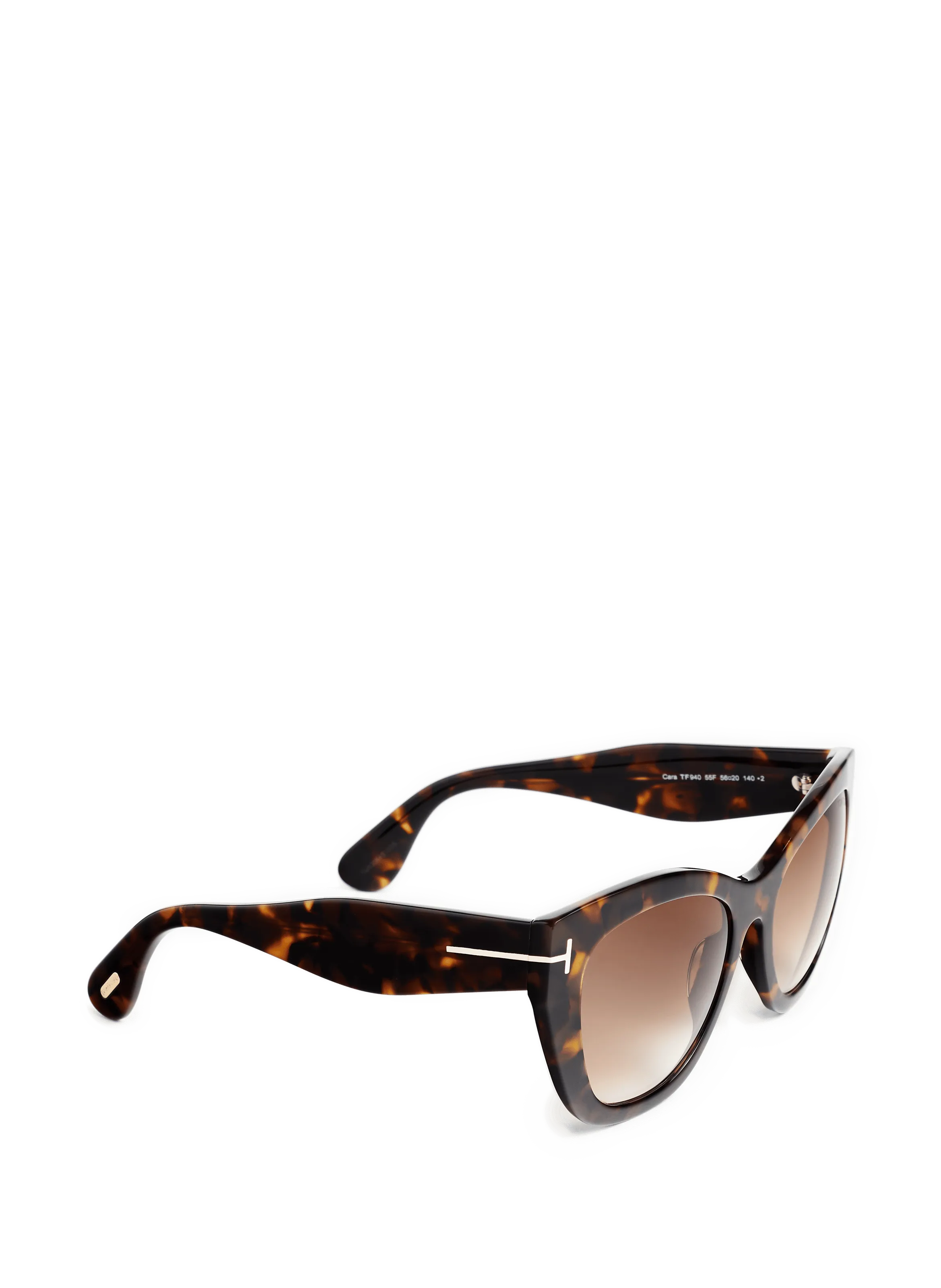 TOM FORD  Lunettes de soleil oversize Cara - Marron