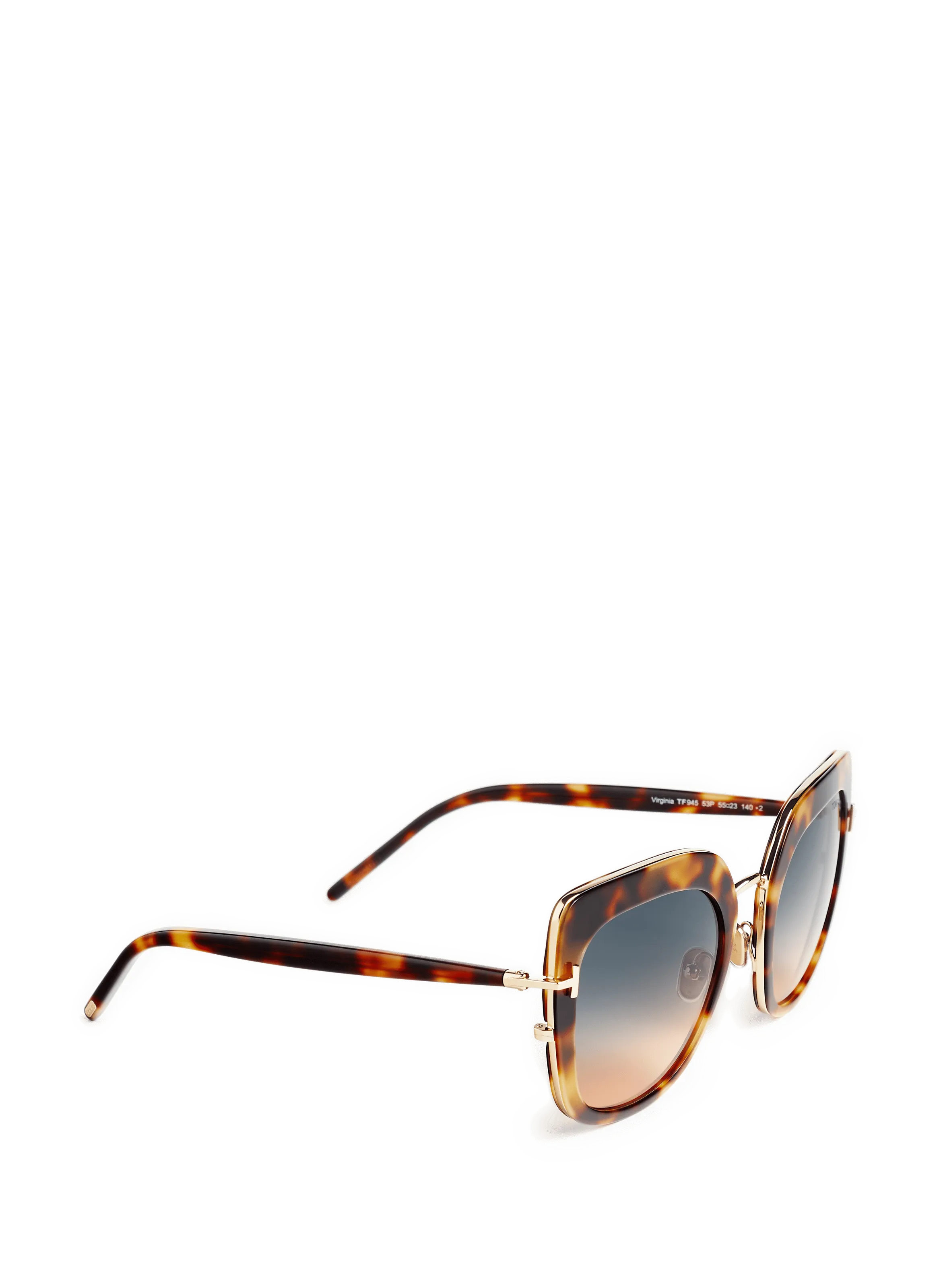 TOM FORD  Lunettes de soleil Virginia - Marron