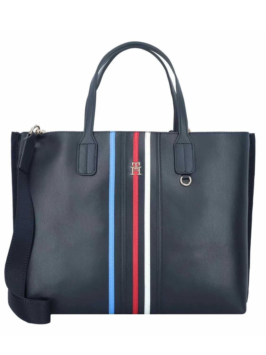 Tommy Hilfiger Iconic Tommy Sac À Main, Avec Bandoulière Bleu De L'espace - Achetez À Prix Outlet!