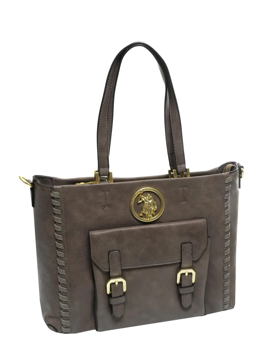 U.s. Polo Assn. Countryside Grand Sac Fourre-Tout Taupe - Achetez À Prix Outlet!