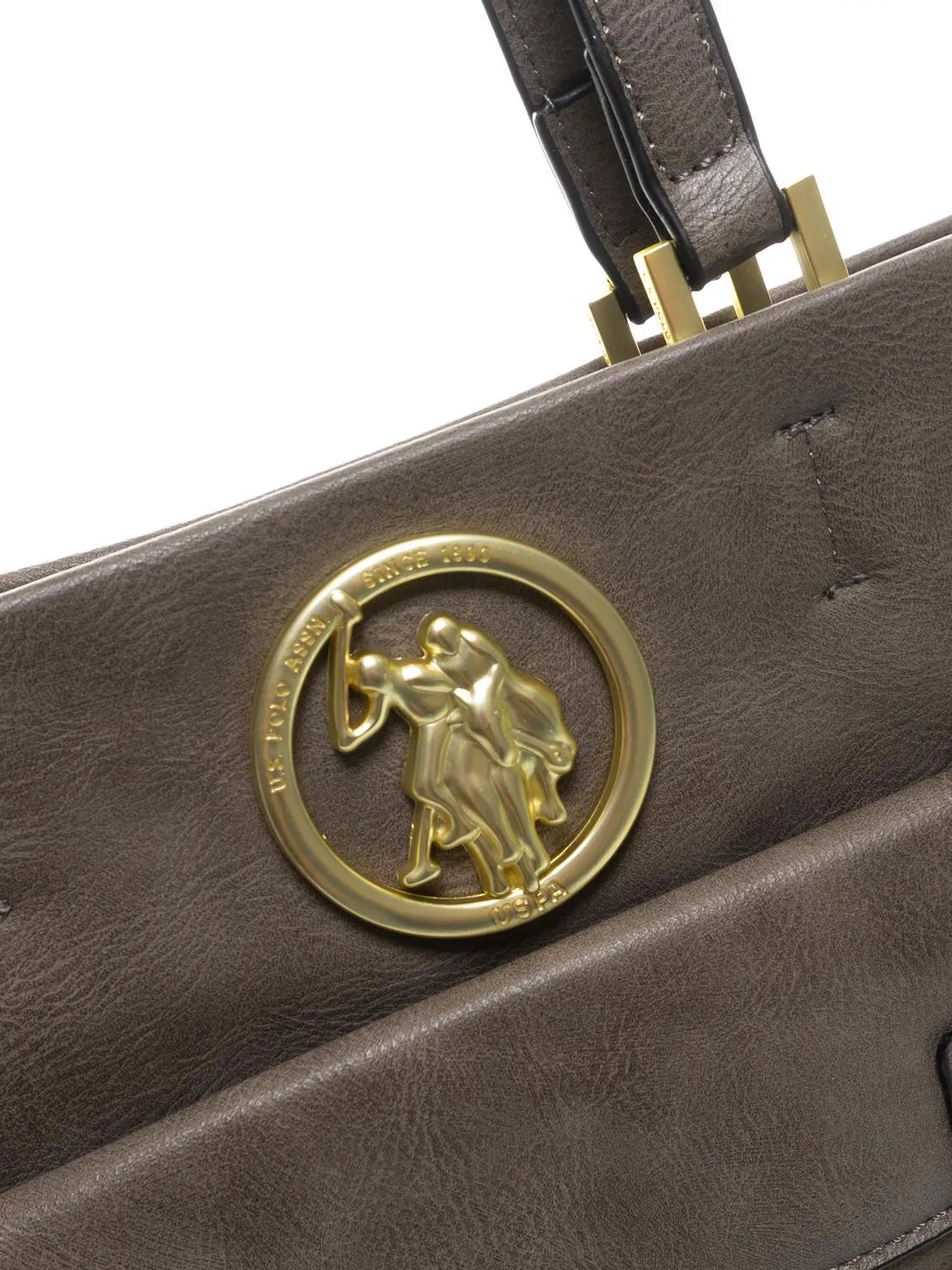 U.s. Polo Assn. Countryside Grand Sac Fourre-Tout Taupe - Achetez À Prix Outlet!