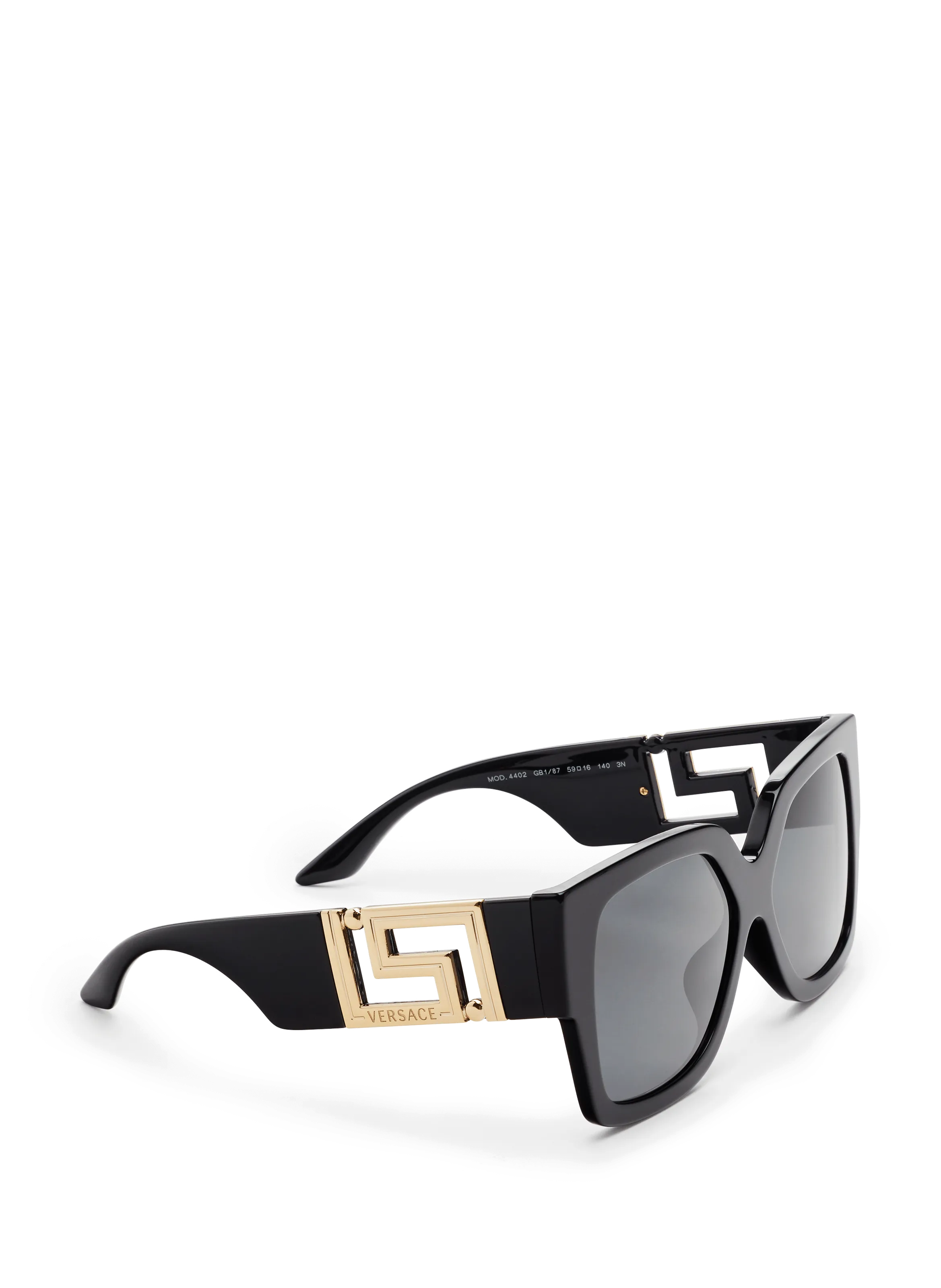 VERSACE  Lunettes de soleil carrées - Noir