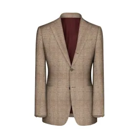 Veste beige prince de Galles automne