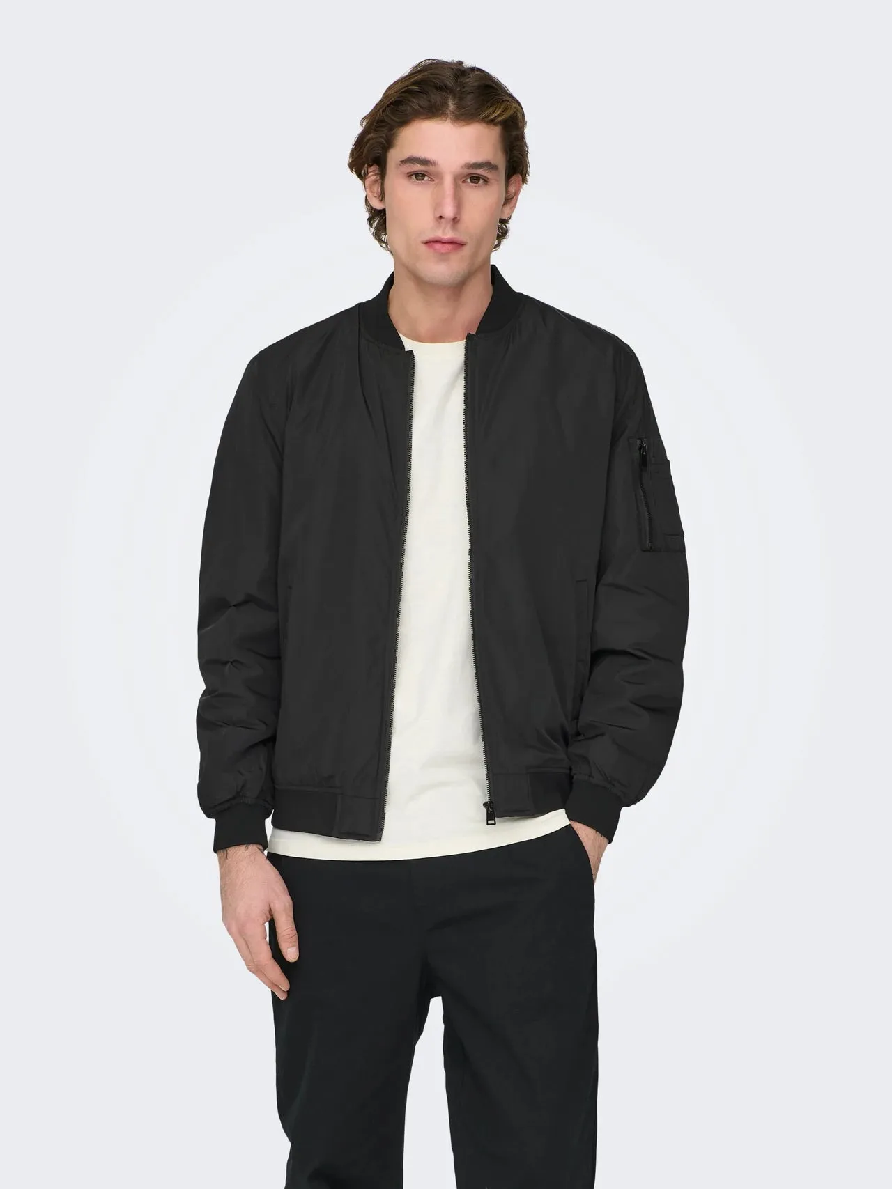 Veste bomber doublée