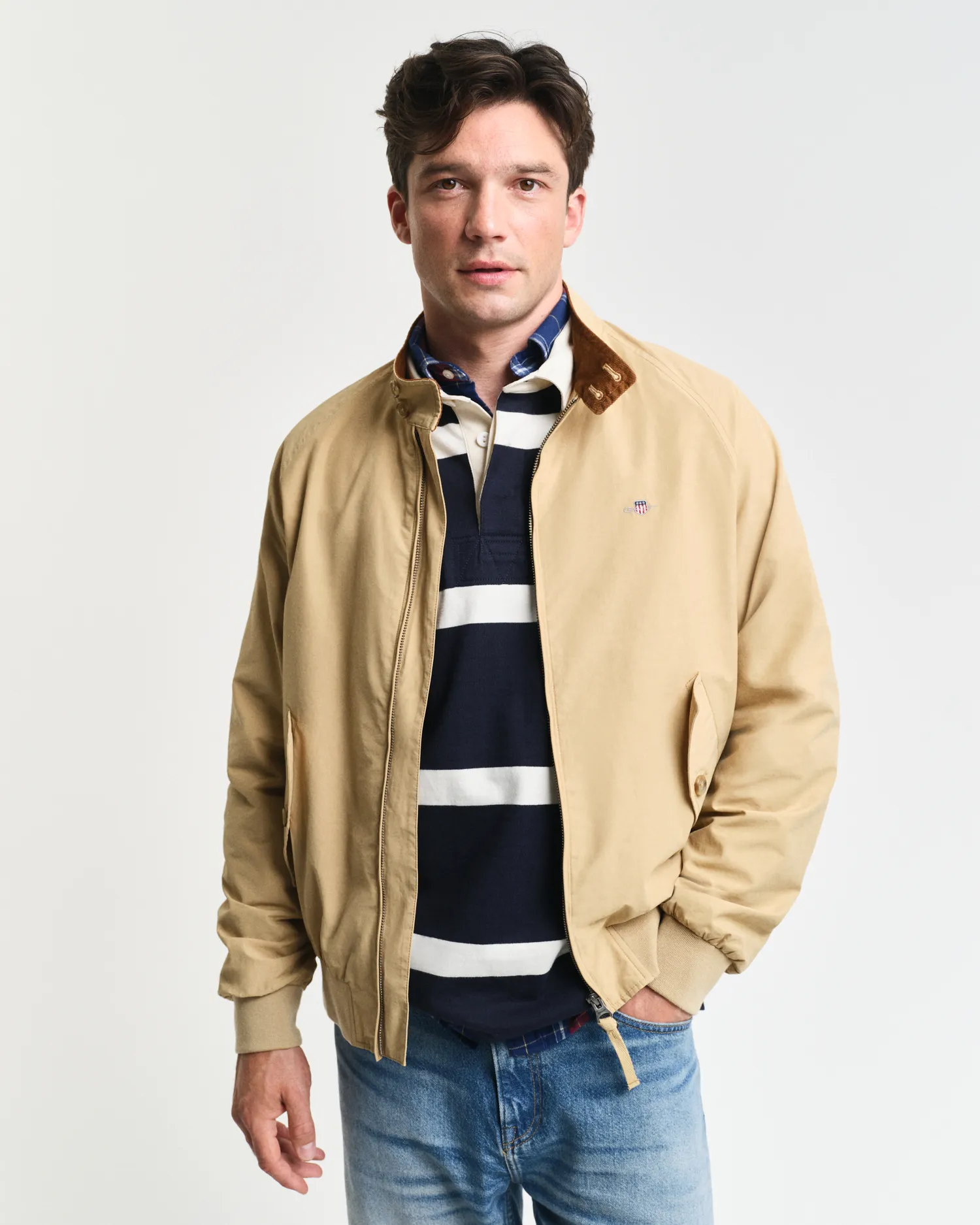 Veste en coton Harrington