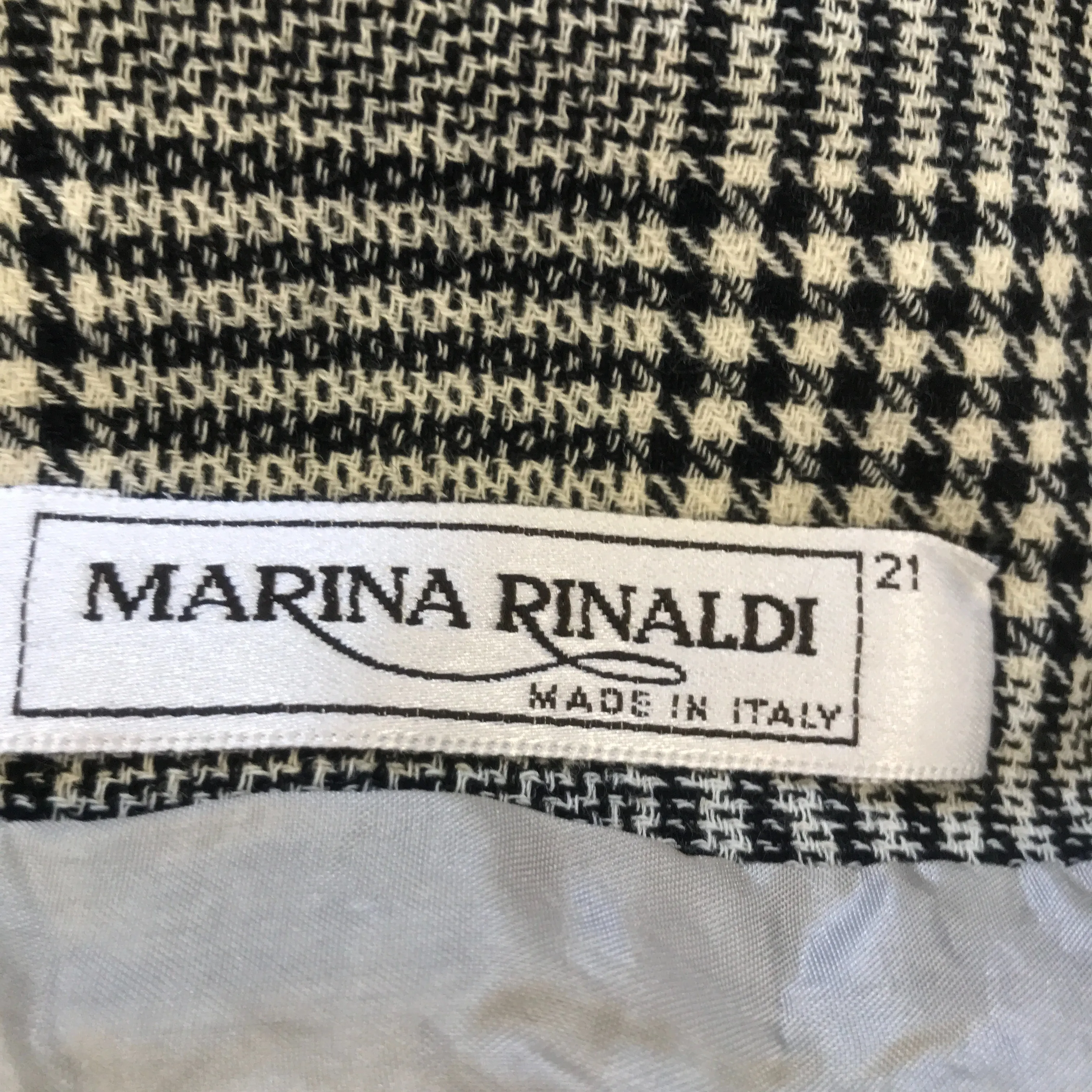 Veste grise prince de galles - Marina Rinaldi - 46