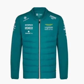 Veste hybride Aston Martin Cognizant F1 2023 Team pour hommes - Vert