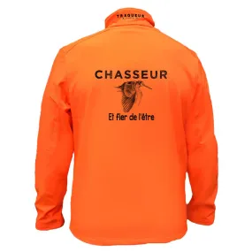 Veste softshell Bécasse Homme ou Femme avec/sans capuche – Chasseur et fier de l’être