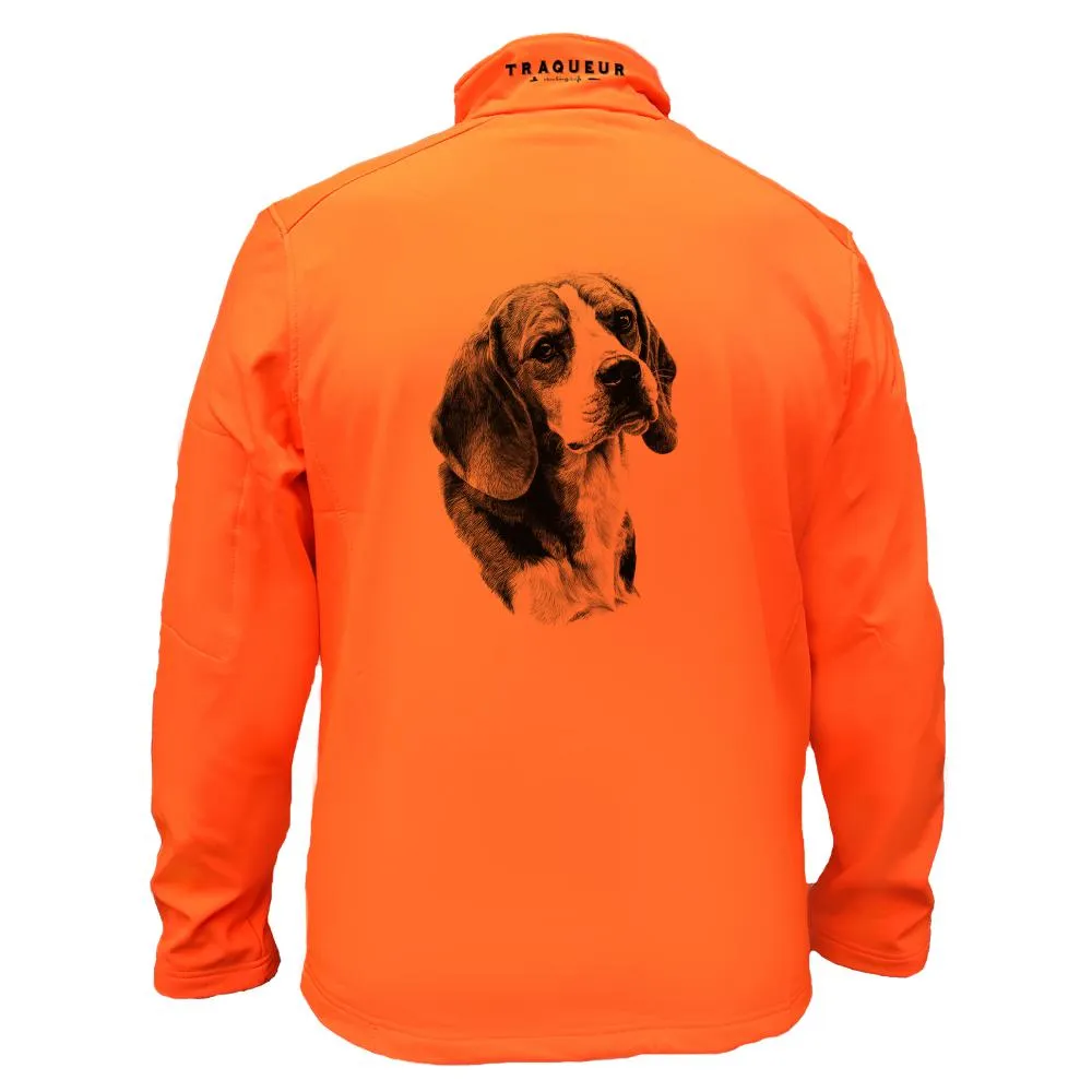 Veste softshell Chien Homme ou Femme avec/sans capuche – Beagle