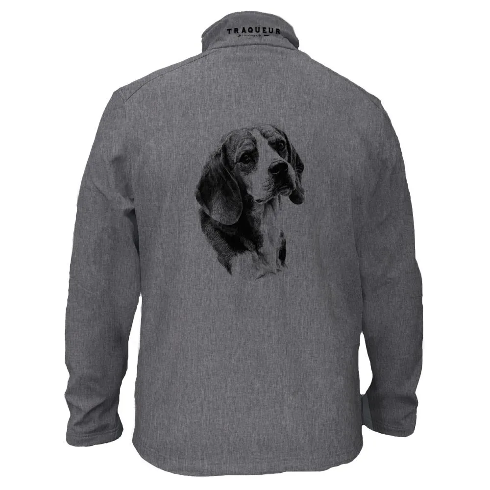 Veste softshell Chien Homme ou Femme avec/sans capuche – Beagle