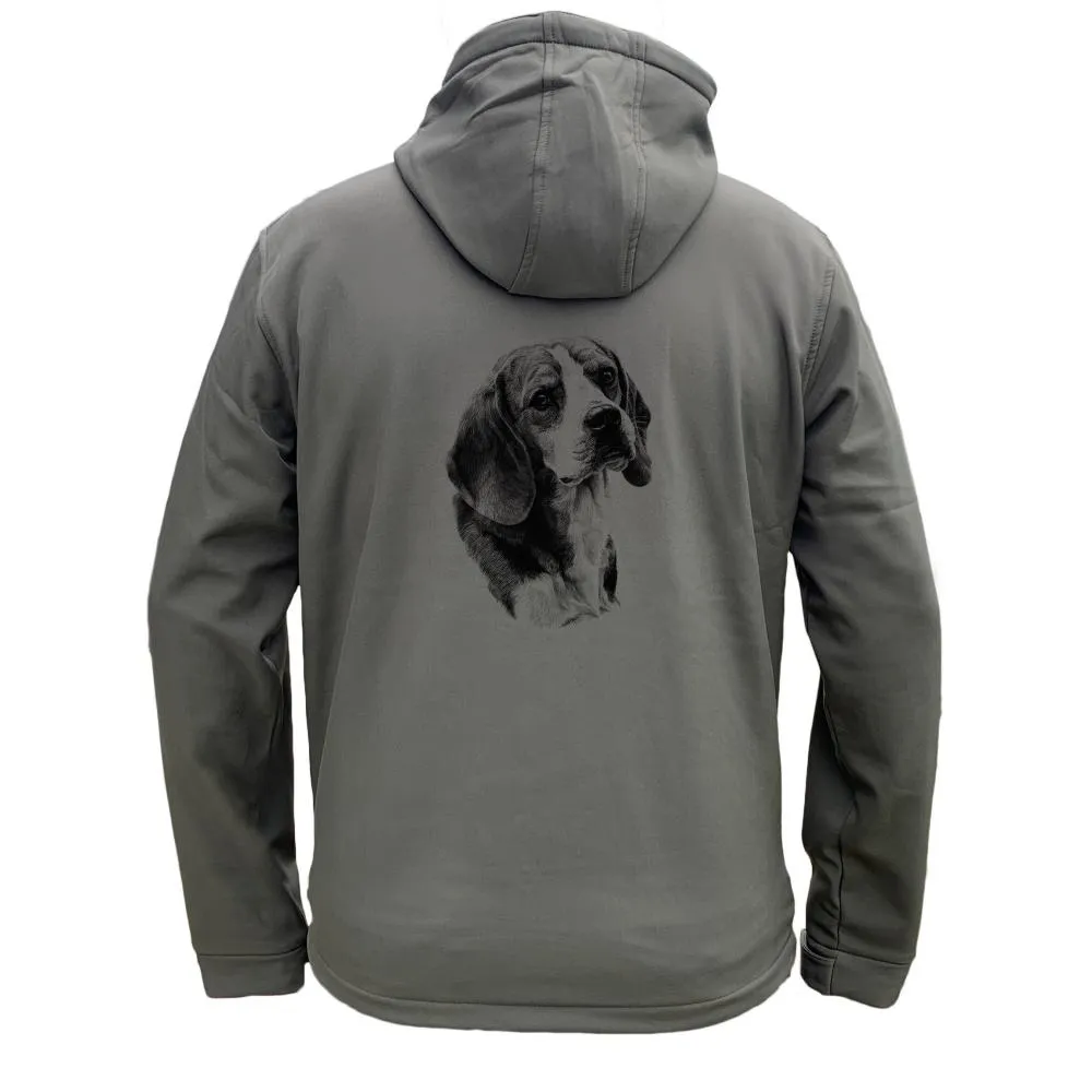 Veste softshell Chien Homme ou Femme avec/sans capuche – Beagle