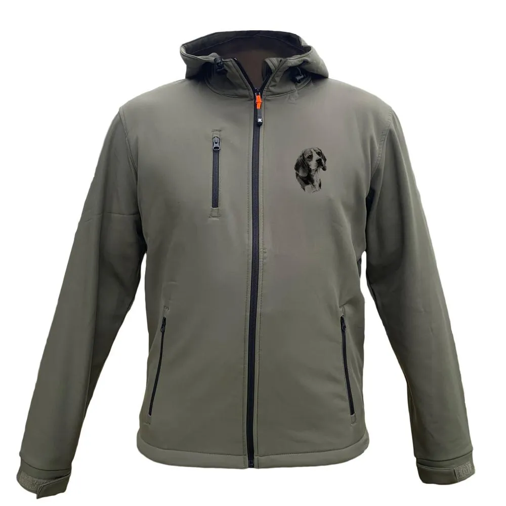 Veste softshell Chien Homme ou Femme avec/sans capuche – Beagle