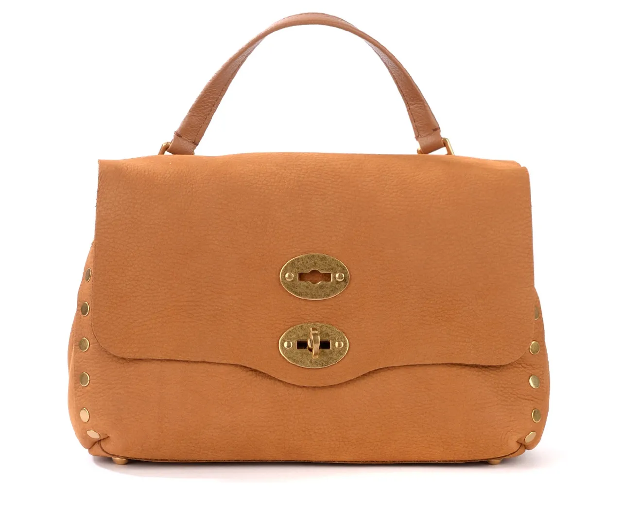 Zanellato Sac Postina Jones S en cuir couleur cognac