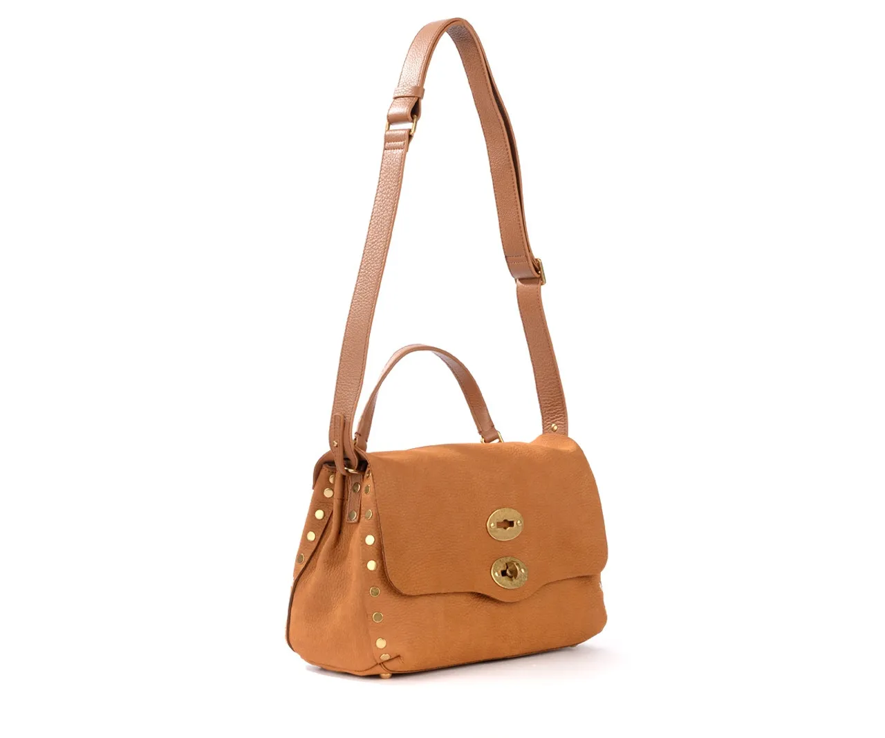 Zanellato Sac Postina Jones S en cuir couleur cognac